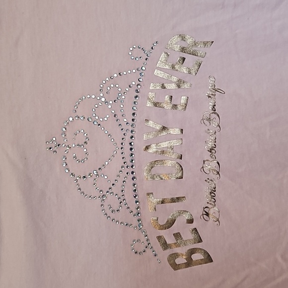 Disney Best Day Ever princess crown top from the Bibbidi Bobbidi Boutique XS - Picture 3 of 4